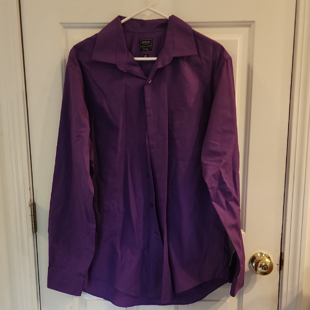 Arrow Classic Purple Dress Shirt